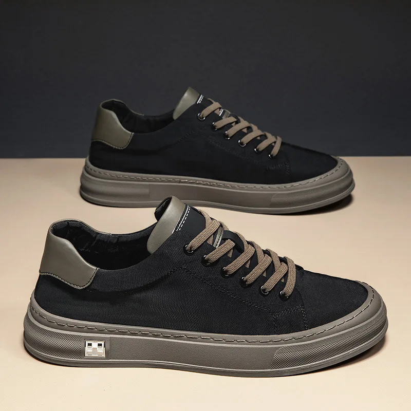 

Men's Shoes 2026 Spring and Autumn New Product Men's Board Shoes Fashion Versatile Breathable Men's Cloth Shoes Casual Shoes