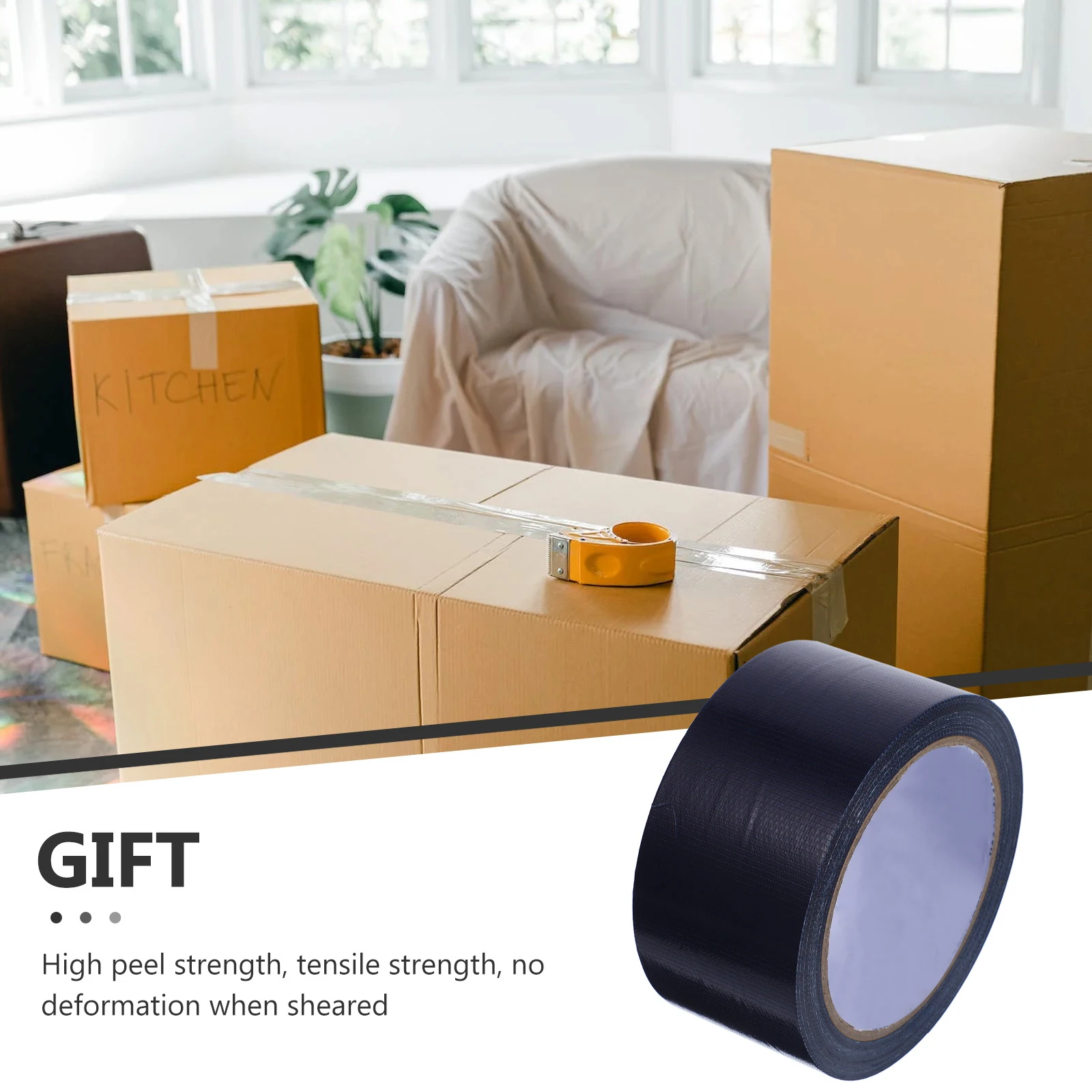 

Duct Tape Strong Adhesive Cloth Single Sided Fabric Heavy Duty Waterproof Electrical Equipment Repair Binding Books Surface