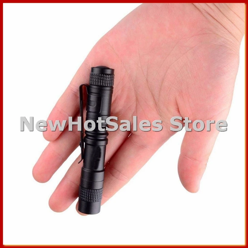 Flashlight pen torch Super Small Mini AAA XPE-R3 LED Lamp Belt Clip Light with-A74P