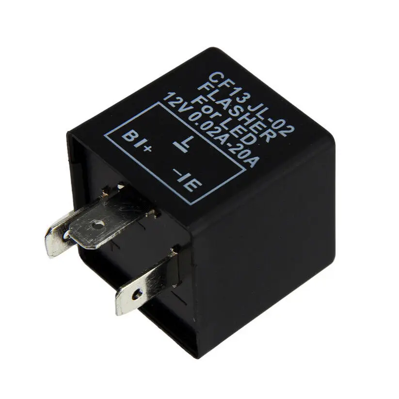 

2 шт. CF13 JL-02 3-Pin Светодиодный Flasher Relay для автомобильного сигнала поворота светильник Hyper Flash Fix