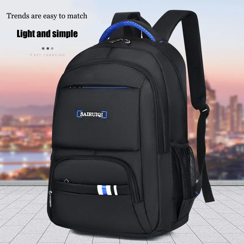 Business Commuter Men\'s Backpack Outdoor Travel Hiking Bag Multi-function Computer Backpack 17 \