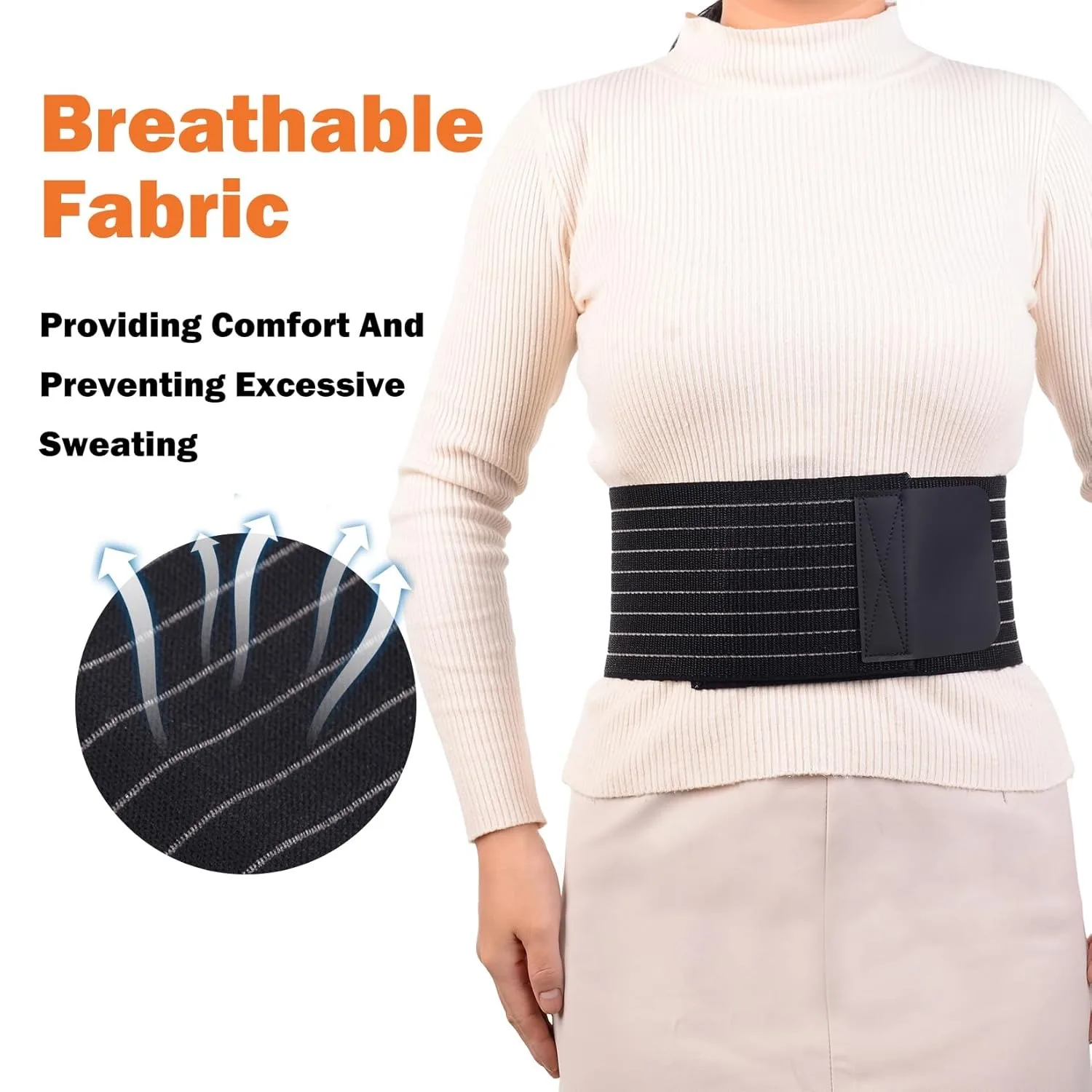 YANBIGUO Hernia Belt for Men&Women Pre Post-Surgery,Abdominal Binder Adjustable Truss Support with Compression Pad for Incisiona