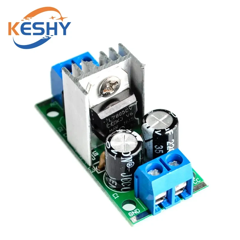 L7805 L7812 LM7805 LM7812 DC/AC Three Terminal Voltage Regulator Power Supply Module 5V 9V 12V Output Max 1.2A