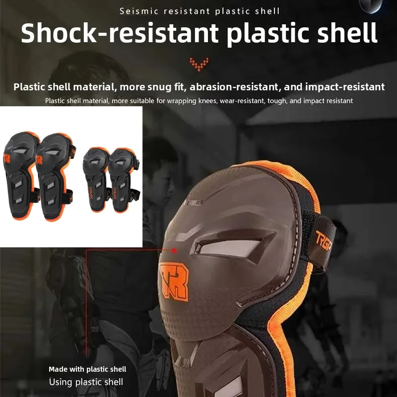 

4PCS Breathable Children's Elbow And Knee Pads Motorcycle Riding Equipment Anti-Fall Protection Gear for Teenagers And Kids