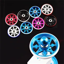 Homemade Tamiya 4WD accessories 19mm aluminum alloy guide wheel plastic wrapped edge low friction metal guide wheel