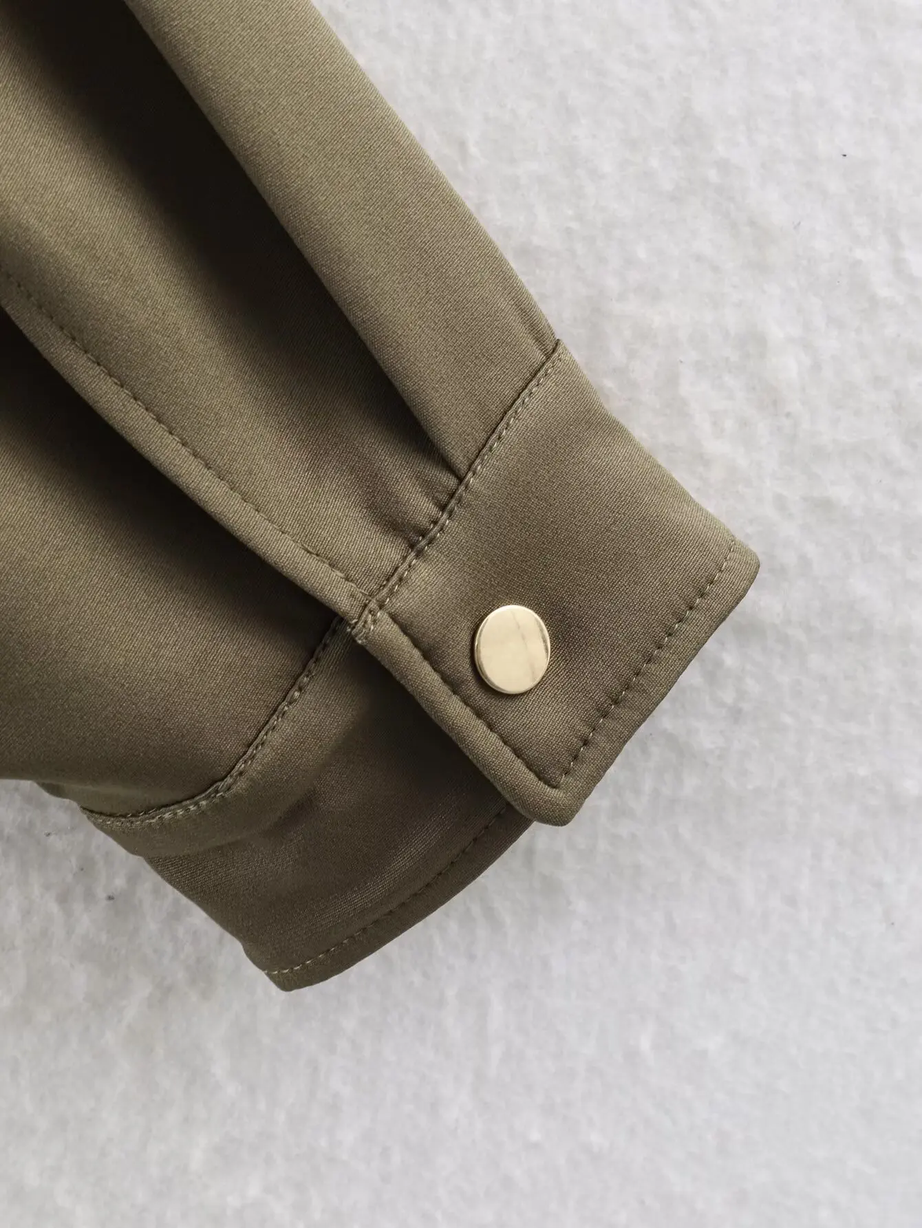 المرأة أزياء الجيش الأخضر فضفاض الطيار سترة معطف ربيع الخريف الإناث الجبهة بلاكيت سستة الستر سيدة أبلى معاطف عارضة