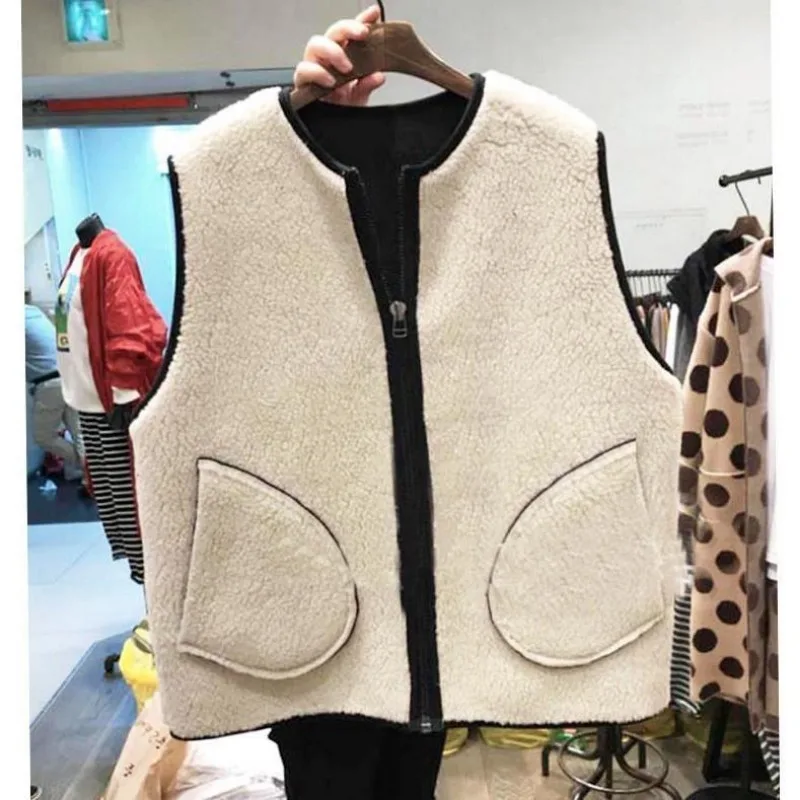 بالإضافة إلى حجم كبير الكرتون دونالد داك سترة الصوف القطبية الكرتون ديزني المطرزة سترة كبيرة الحجم ملابس خارجية الشتاء للرجال والنساء