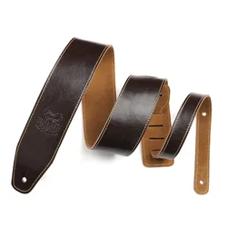 Super Soft Leather Guitar Strap Adjustable Shoulder Belt for Bass Acoustic Electric Folk Guitar