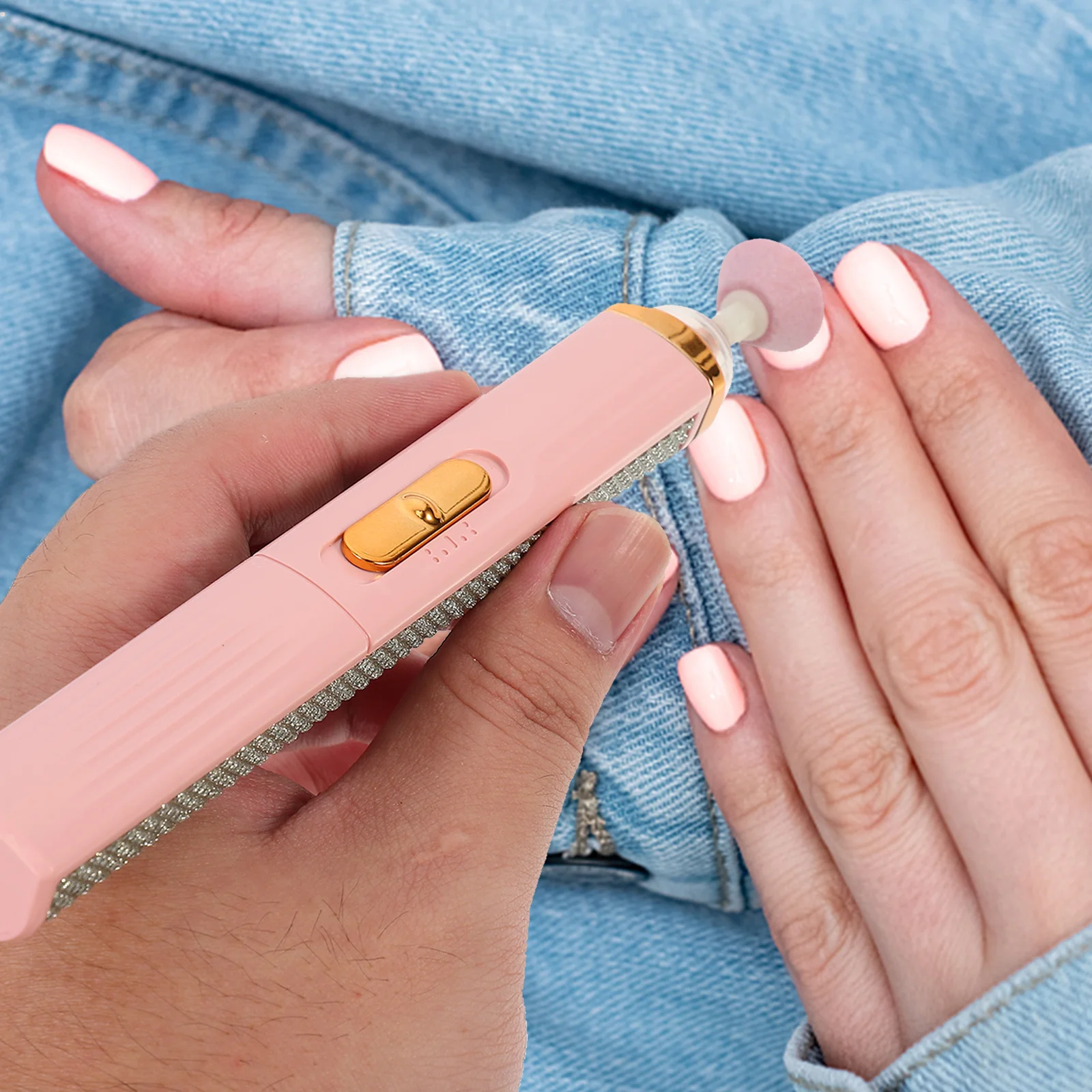 1Set Nail Drill Kit Compact Portable Manicure Tools Electric Nail File Polishing Grinding Machine for Acrylic Nails Salon