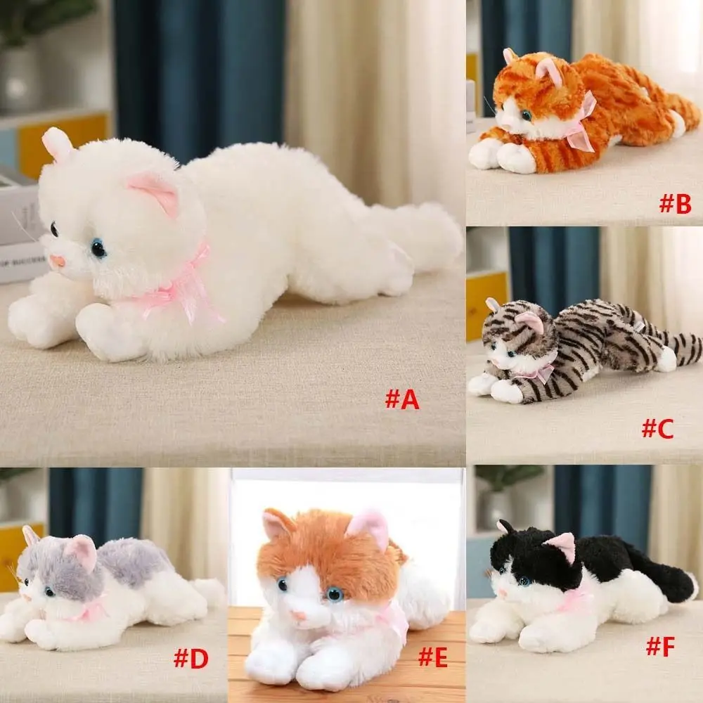 Stuffed Animal Sofa Cushion Sleep Toy Soft Appease Toy Plush Pillow Cat Stuffed Toys Simulation Cat Plush Toy Cat Plush Doll