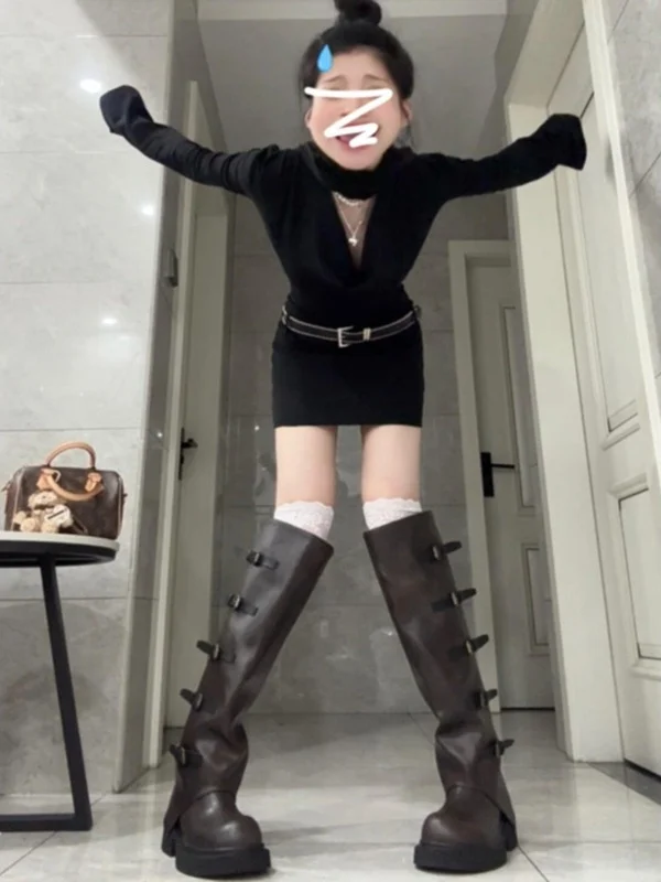 

2025 American Sle Sexy Girl Wind Coat Dr Женское зимнее женское пальто Sle Long Sve Bla с запахом вокруг ор Юбки Dr