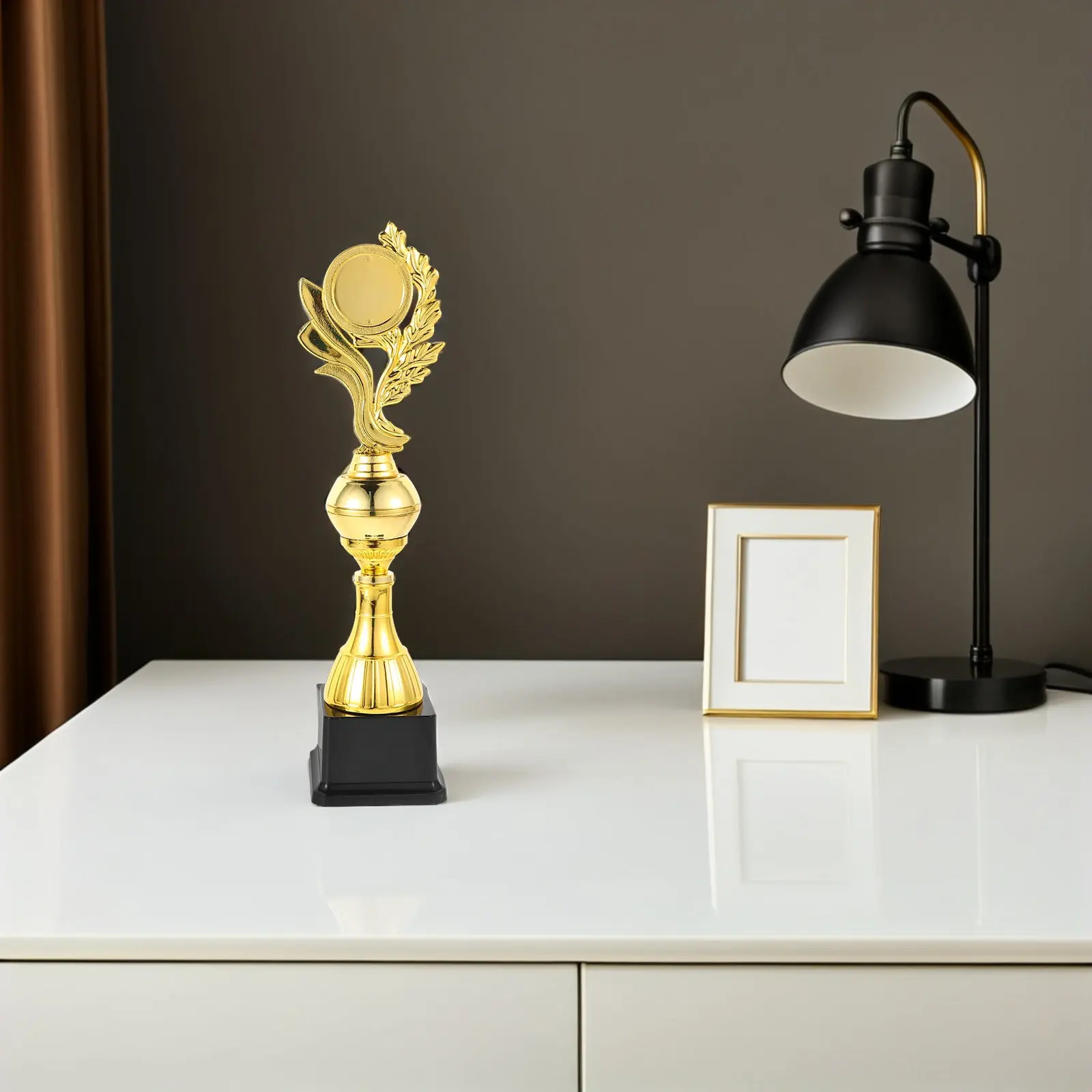 Gold Plastic Trophy Cup for Dance Music Sports Competitions Ceremony Party Display Soccer Basketball Competition Trophies