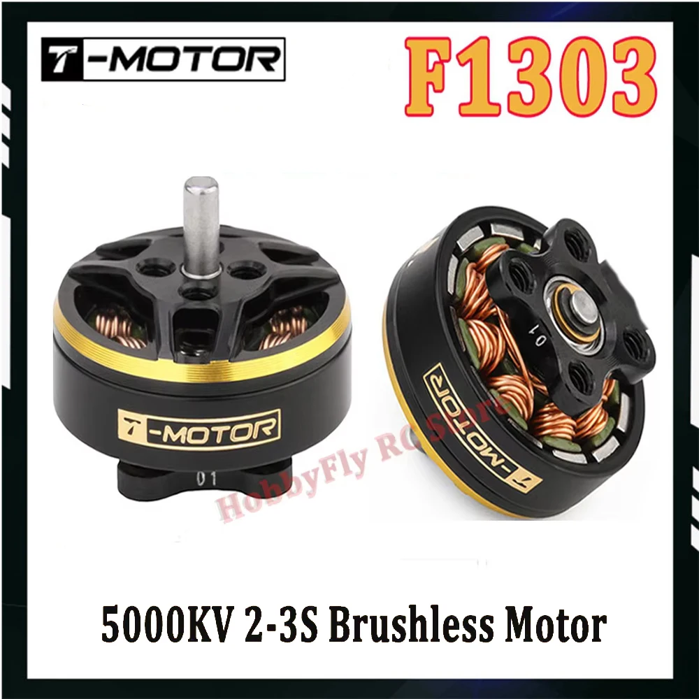 T-MOTOR F1303 5000KV 2-3S Bürstenlosen Motor Outrunner Für FPV Freestyle Version RC Racing Drone quadcopter