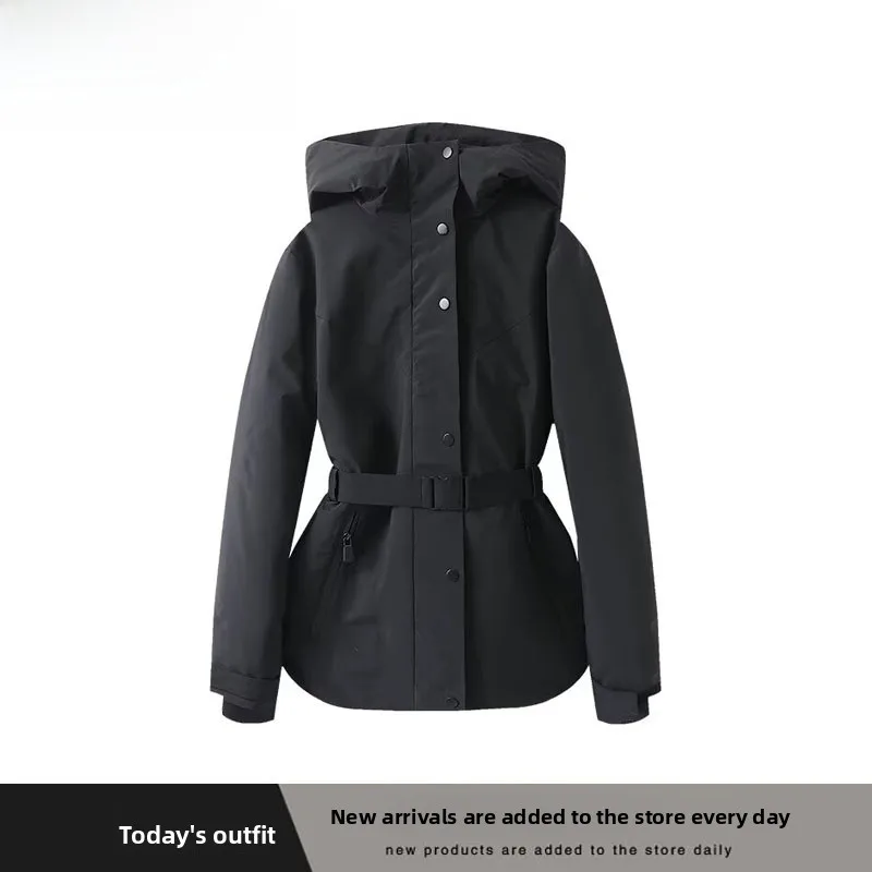 Faionable Snow Sports Series Warm Katoen Jaet Bovenkleding Nieuwe collectie ZR Sle Dames ort Jas Polyestervezel Lang S...