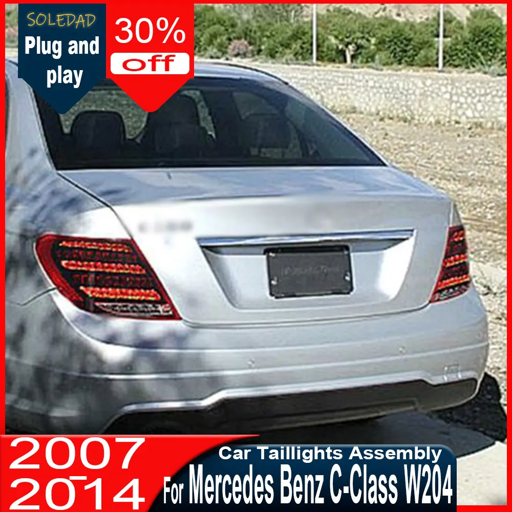 

Car Styling for Benz W204 Tail Lights 2007- 2014 Maybach Style LED DRL Turn Signal Brake Reverse Tail Light Assembly