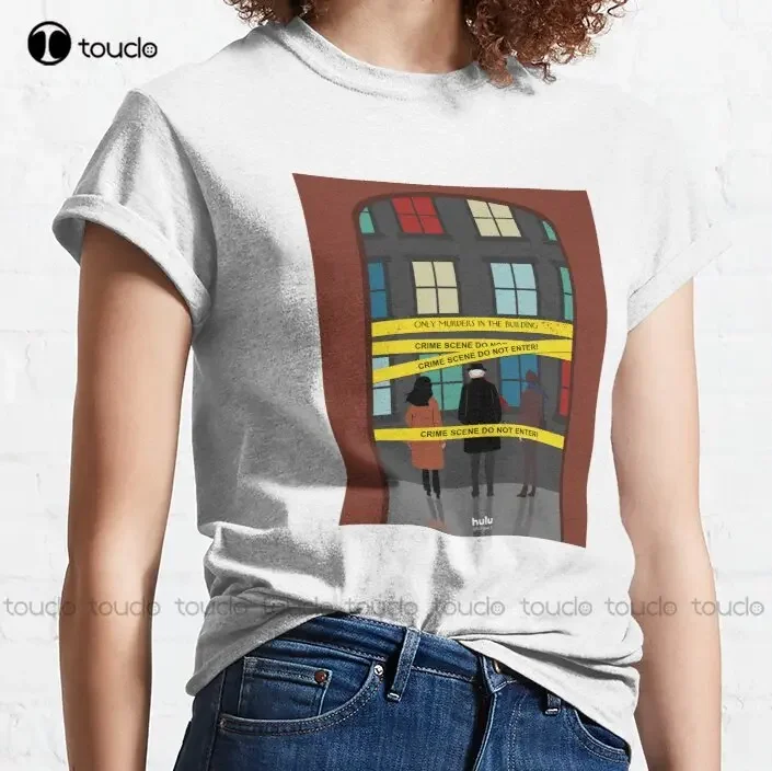 Omitb Poster Version Only Murders In The Building Classic T-Shirt Athletic Shirts For Men Funny Art Streetwear Cartoon Tee New