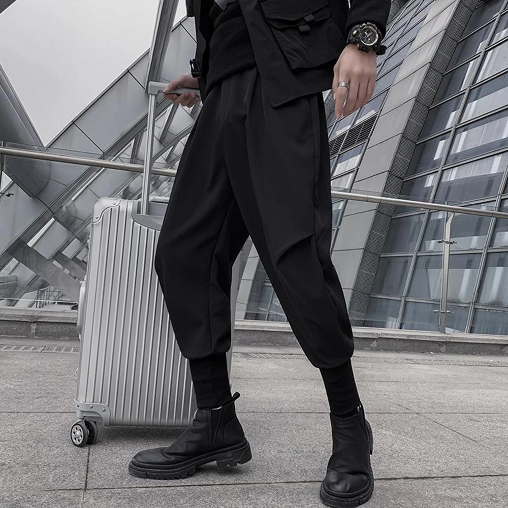 

Мужские весенние леггинсы-карго, облегающие повседневные брюки, уличная мода, универсальные брюки-карандаш для повседневной носки на улице, мужская одежда, новинка 2026 года