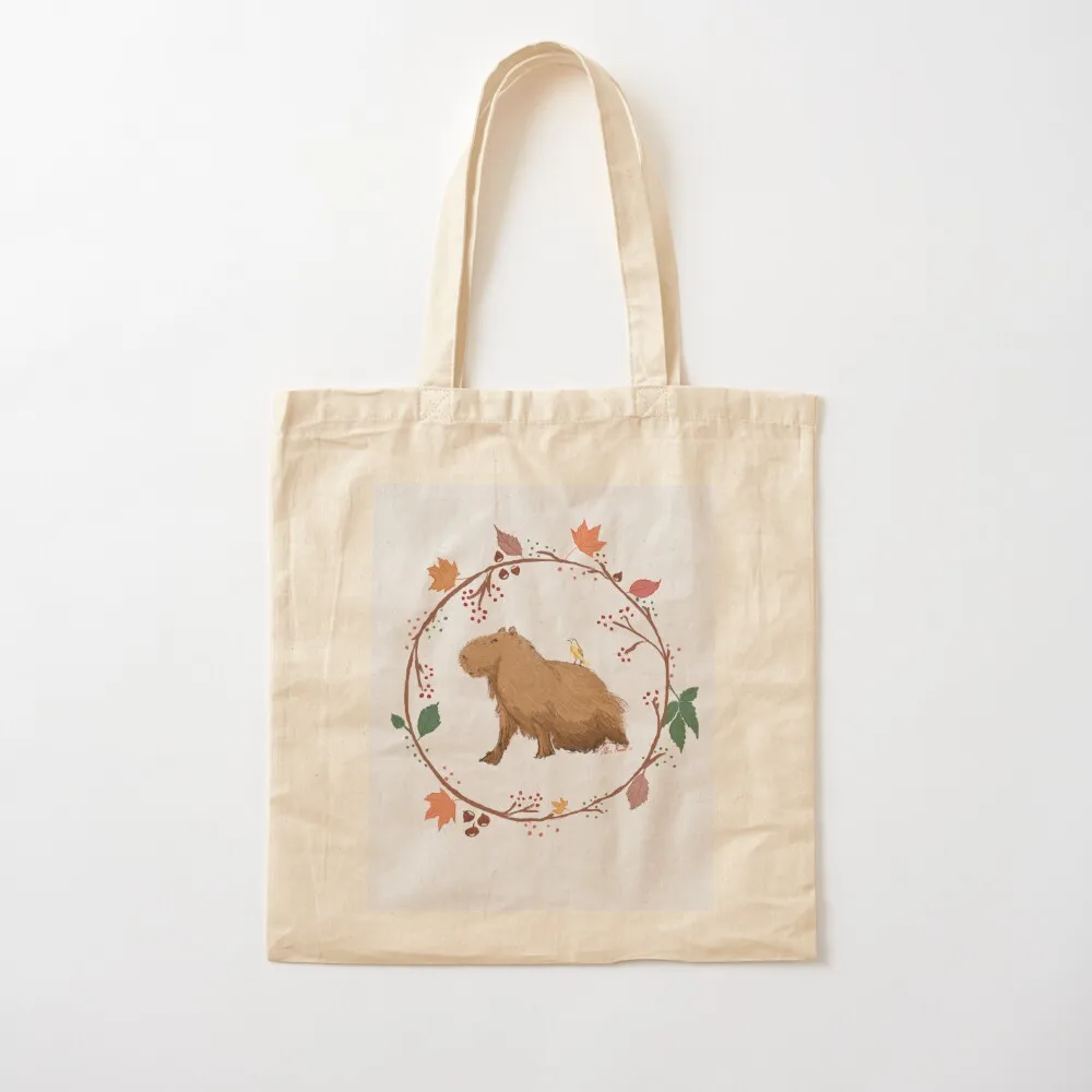 KAPIBARA. ANIMALS SERIES Tote Bag Women's handbag Shopping bags Canvas Tote Bag