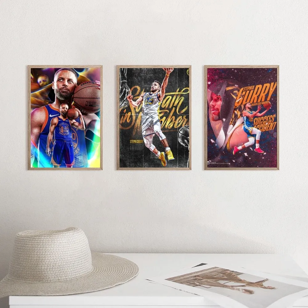 1pc Stephen Curry Poster Wall Art Home Decor Room Decor Digital Painting Living Room Restaurant Kitchen Art