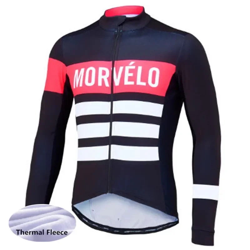 Morvelo  Men's Cycling Jersey long sleeve Jacket Ropa ciclismo Bicycle Wear Bike Clothing maillot 2025