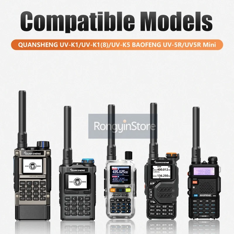 Quansheng UV-K1(8) Walkie Talkie Antenna Original SMA-F UHF/VHF 144/430MHz For QUANSHENG UV-K5 UV-K58 UV-K6 Baofeng DM-1701 UV5R - view 6