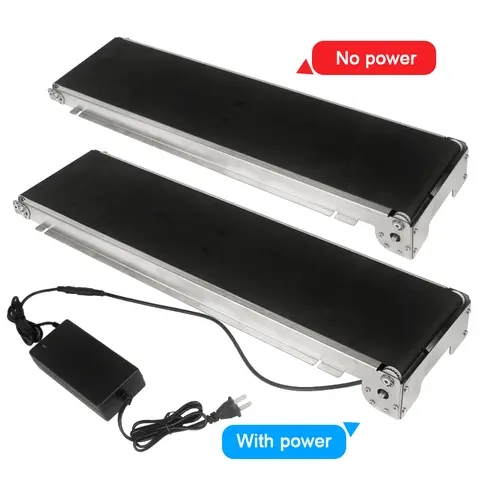 Conveyor 460mm 552mm 600mm Stainless Steel Mini Conveyor PU Belt Vending Machine DC Track Cargo Lane Automatic Conveyor Belt