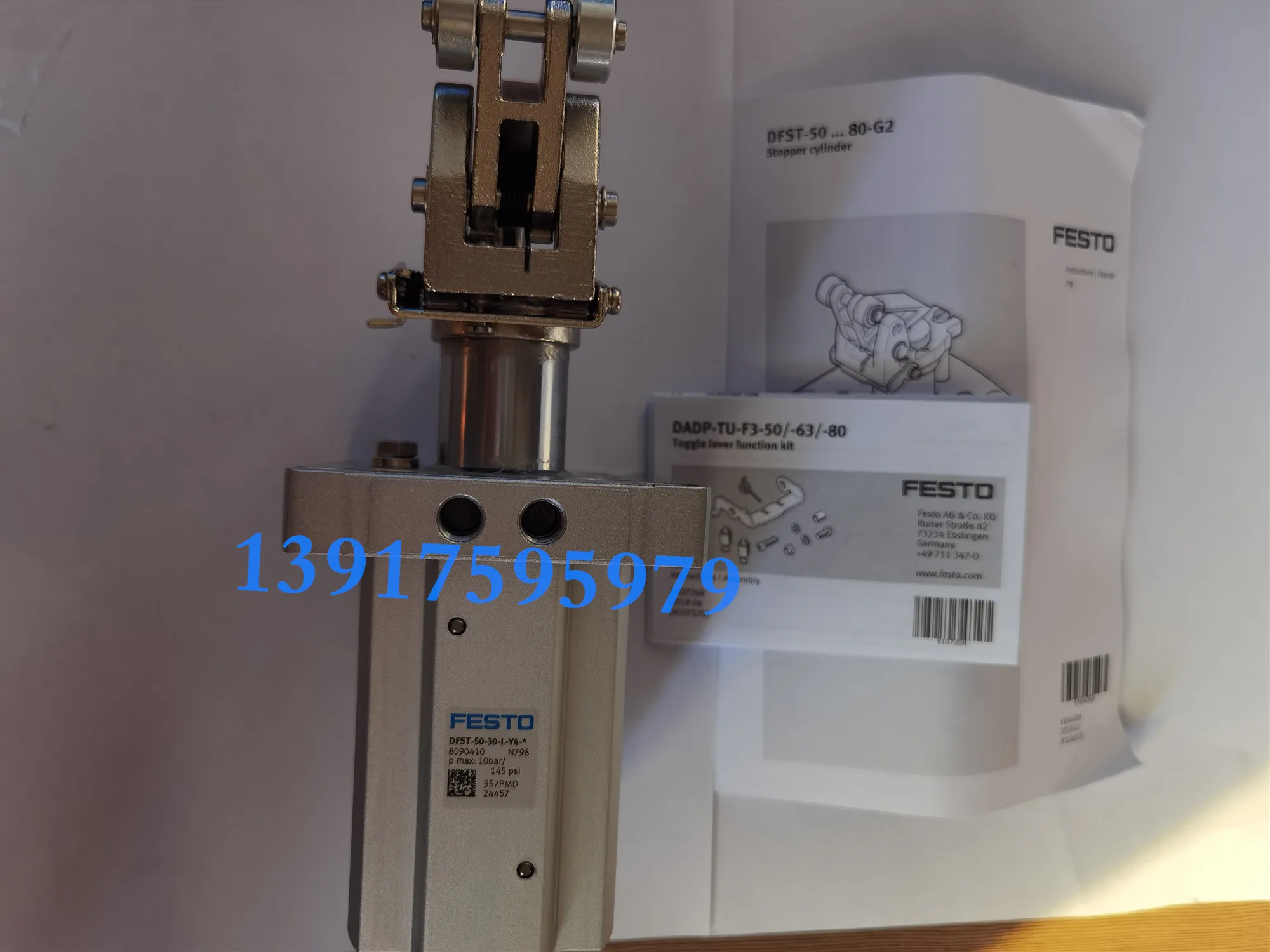 Festo Blocking Cylinder DFST-50-30-L-Y4-A-S-G2 8090410 Stock