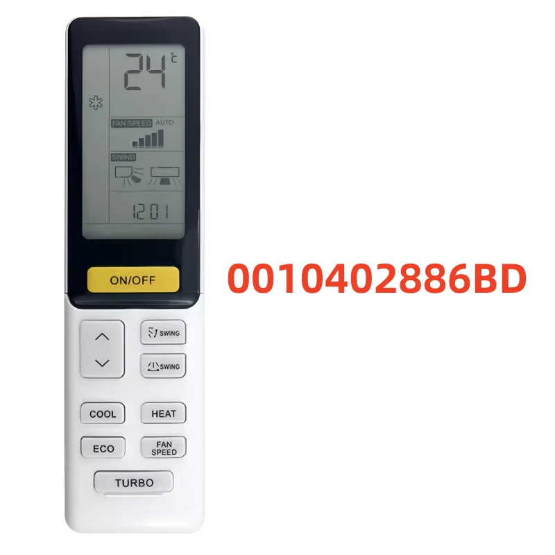 Haier AC Remote Control 0010402886BD Spare Part Compatible Replacement Air Conditioner Remote for Haier Units