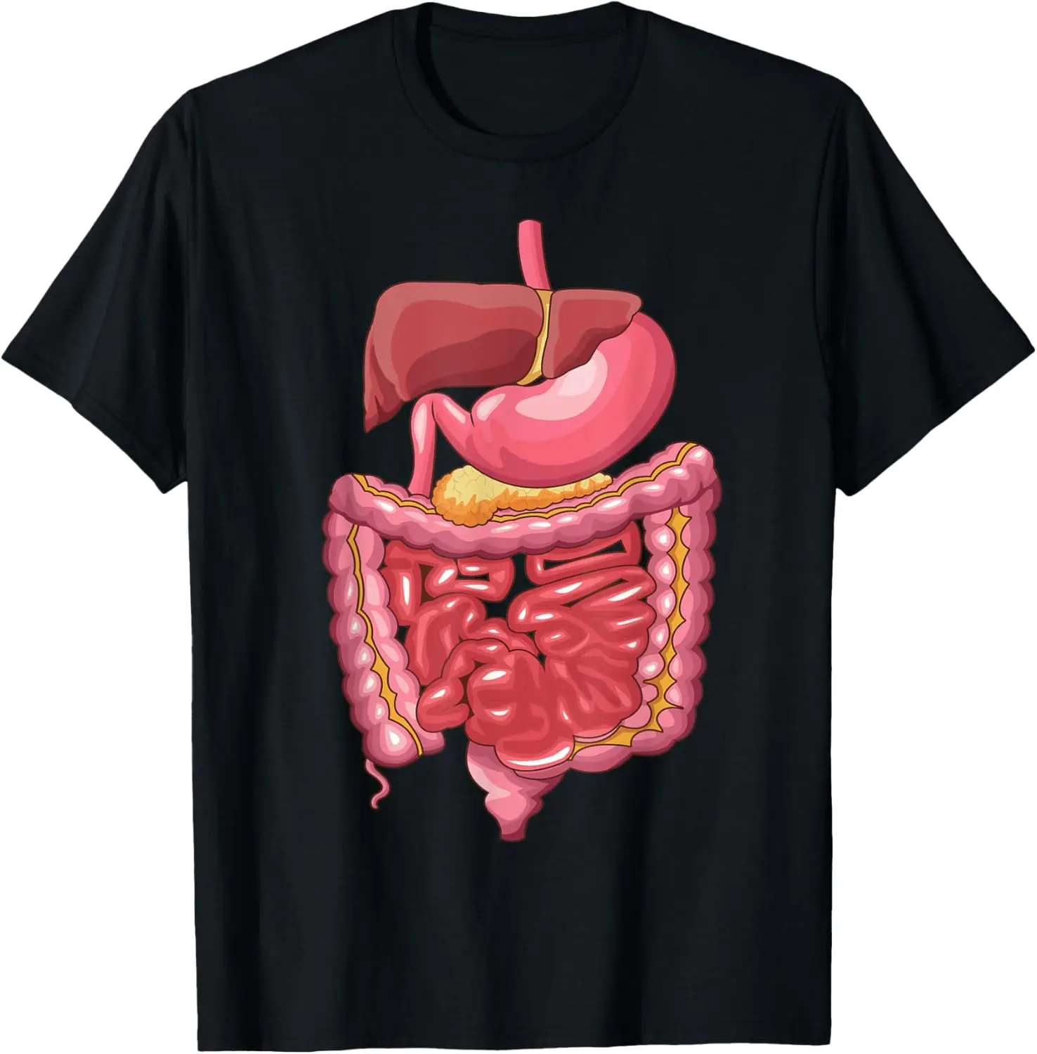 

Funny Halloween Costume Rib Cage Heart Lungs Organs Anatomy T-Shirt