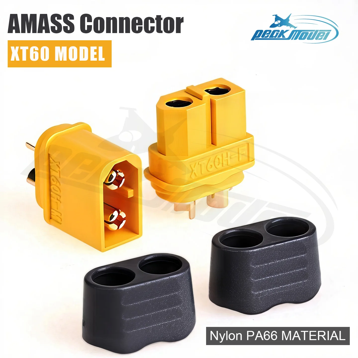 Amass XT60H+ Connector – Genuine XT60+ Upgrade with T-Plug Interface