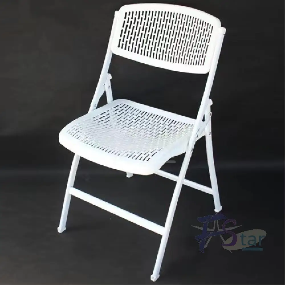 Factory Sale Garden Hotel Dining Hollow White Wedding Party Event Furniture Plastic Folding Leisure Chair