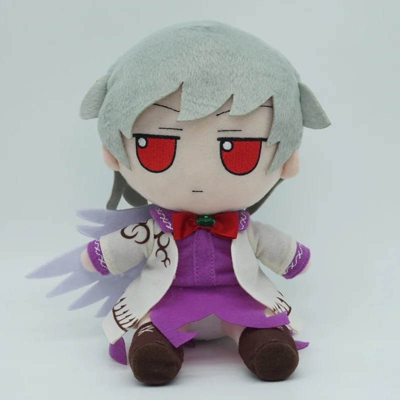 

Anime TouHou Project Fumo Kishin Sagume 20CM Cute Figure Doll Plush Stuffed Sitting Dolls Toy Cosplay Kawaii Xmas Gifts