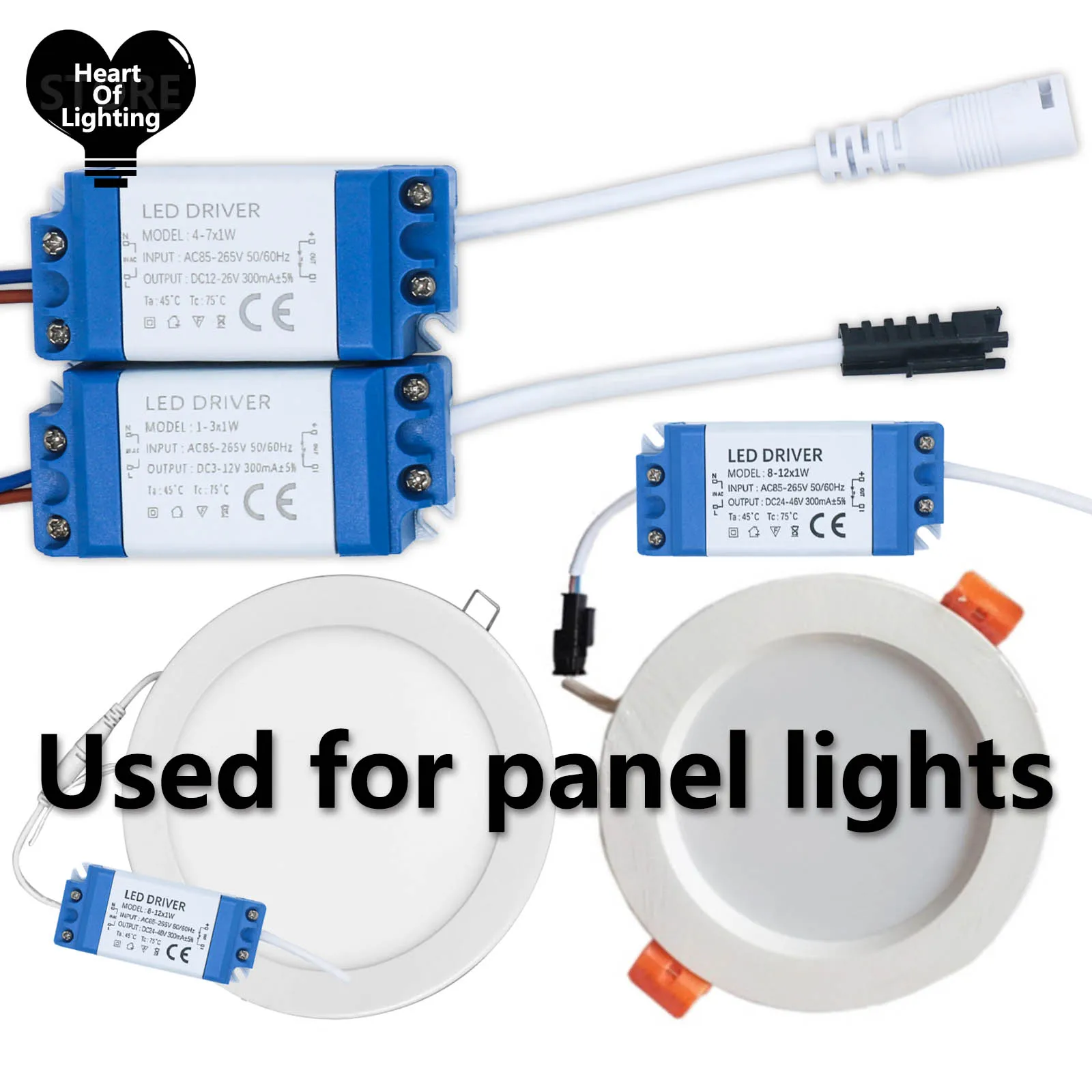 LED Driver 3W 5W 7W 9W 10W 12W 15W 18W 20W 24W 36W Power Supply Unit Downlight Lighting Transformers Adapter For LED Lights DIY