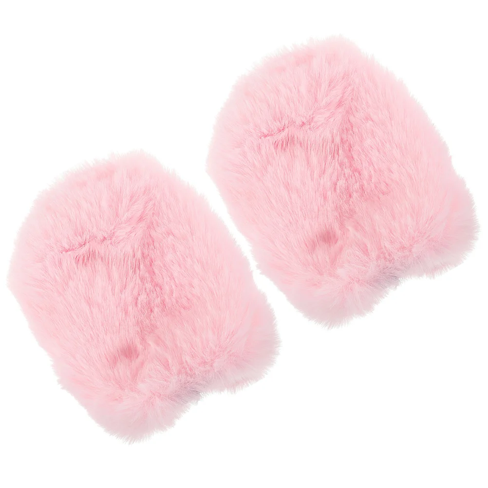 

2Pcs Microphone Windscreen Pink Pop Filter Mic Cover Elastic Opening Capacitor Outdoor Recording Supply
