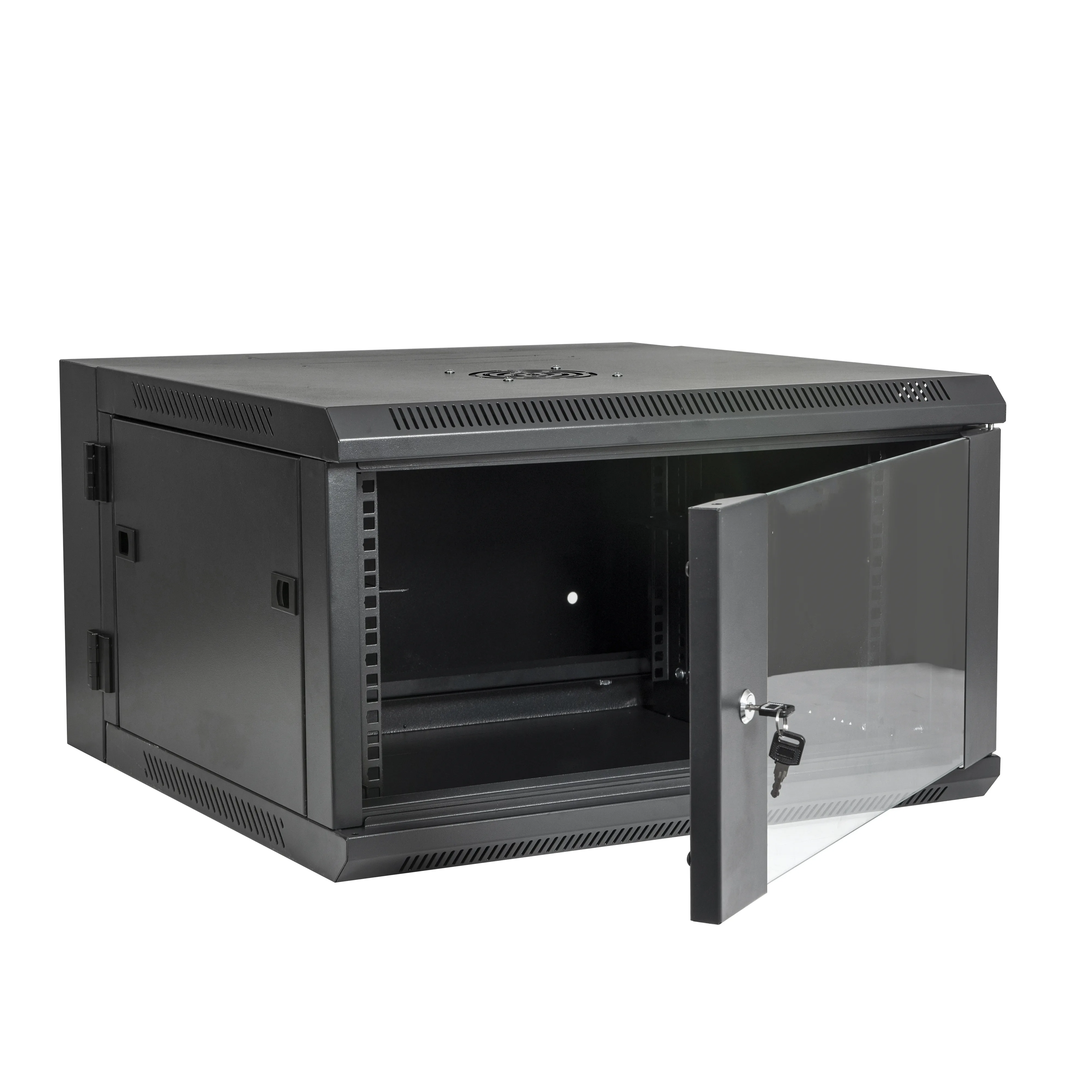 Hot-selling 6U wall-mounted vertical network server rack 6U with data center/computer room fan