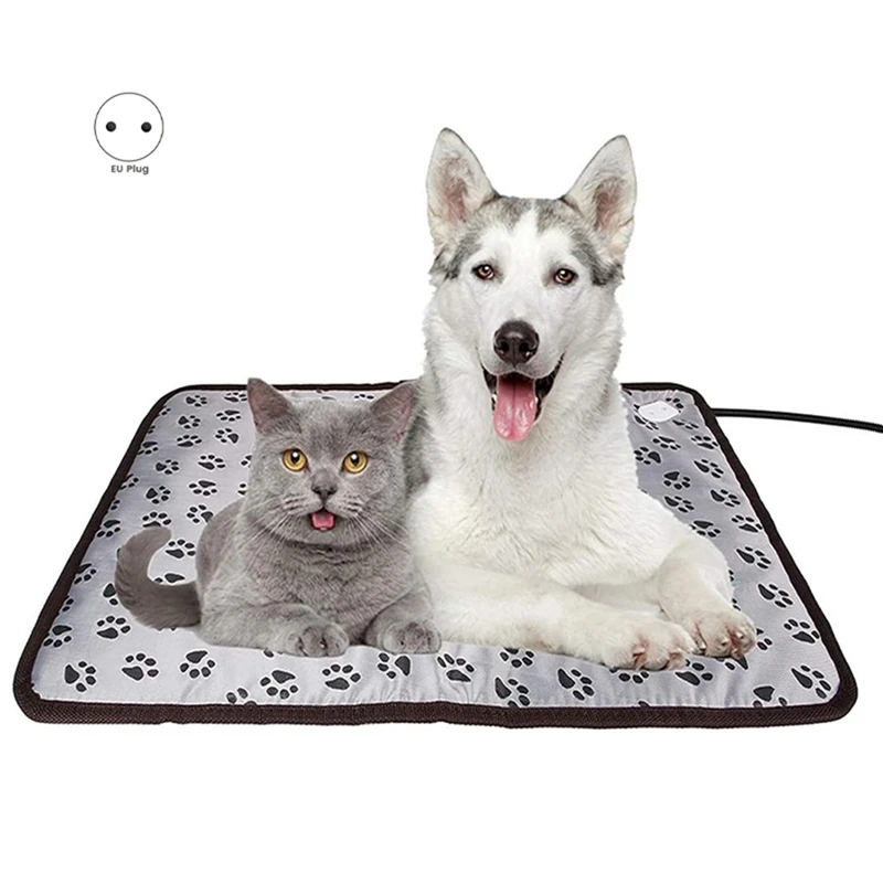 Pet Heating Pad 50X70cm Waterproof Heating Pad Indoor, Two Levels Of Temperature Adjustable,EU Plug Durable