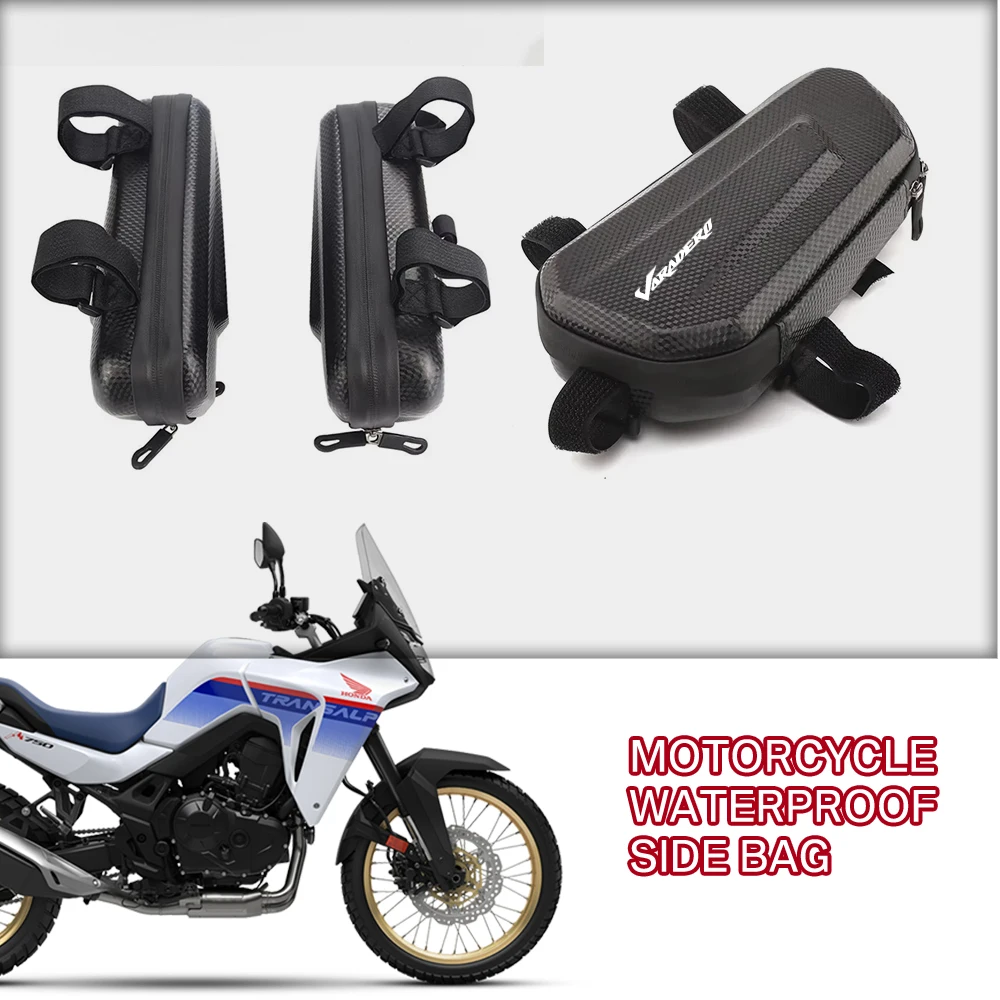 Dustproof Hard Shell Easy To Clean Motorcycle Triangle Side Bag For Honda Varadero XL1000 XL700 XL650 XL125 1100 DL1000 XL350