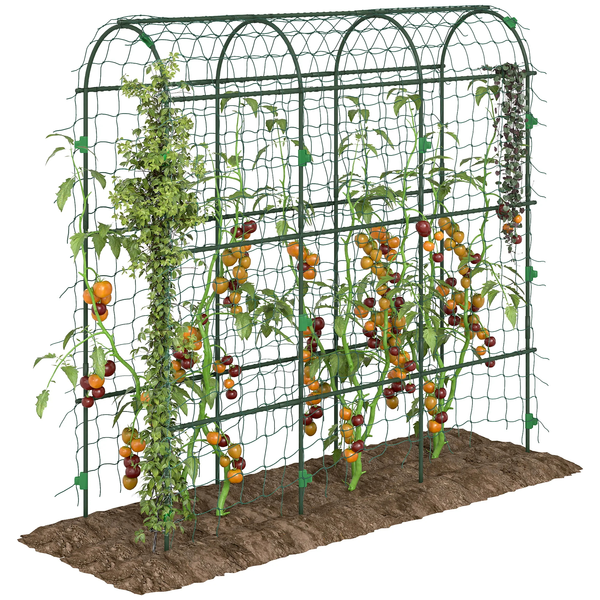 Outsunny Garden Trellis for Climbing Plants Outdoor, 72