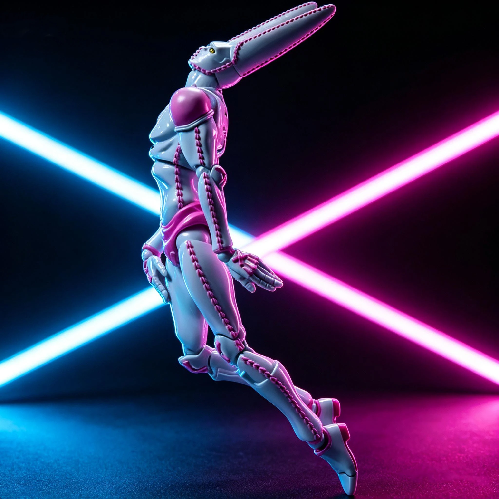 Figura de acción de Anime D4c, Jojo Bizarre Adventure Sbr, estatua de acción súper coleccionable, modelo de adorno de escritorio para fanáticos del Anime