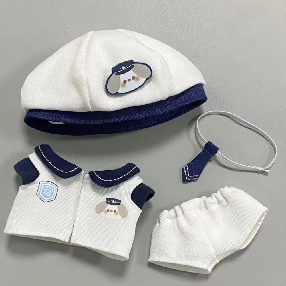 

Outfit Hat 10CM Doll Clothes Bodysuit Soft Cotton Doll‘s Clothes Cartoon Lovely Idol Plush Doll Clothes Playing House