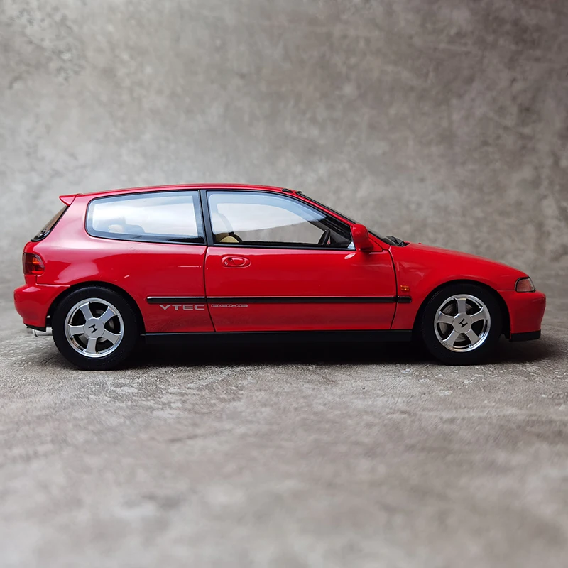 Modelo LCD escala 1:18 Novo Honda EG6 SiR (SiRII) modelo de carro em liga Modelo de motor independente Configuração elevador Ornamento estático Colle