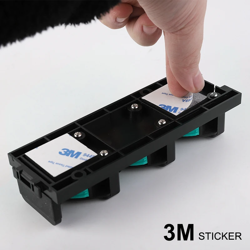 Portacañas vertical adhesivo 3M – Montaje en pared sin taladro - imagen 2
