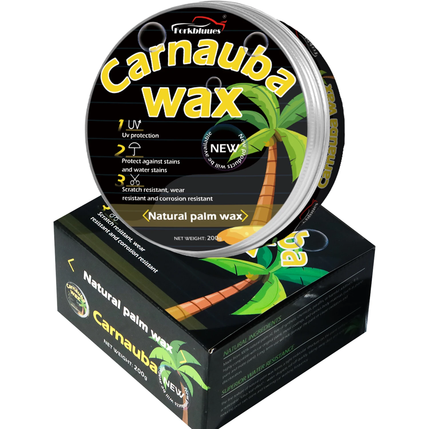 مجموعة طلاء كريستال شمع السيارة، طبقة شمع صلبة لامعة تغطي الطلاء، تركيبة طلاء السطح، طبقة مقاومة للماء لتلميع السيارات