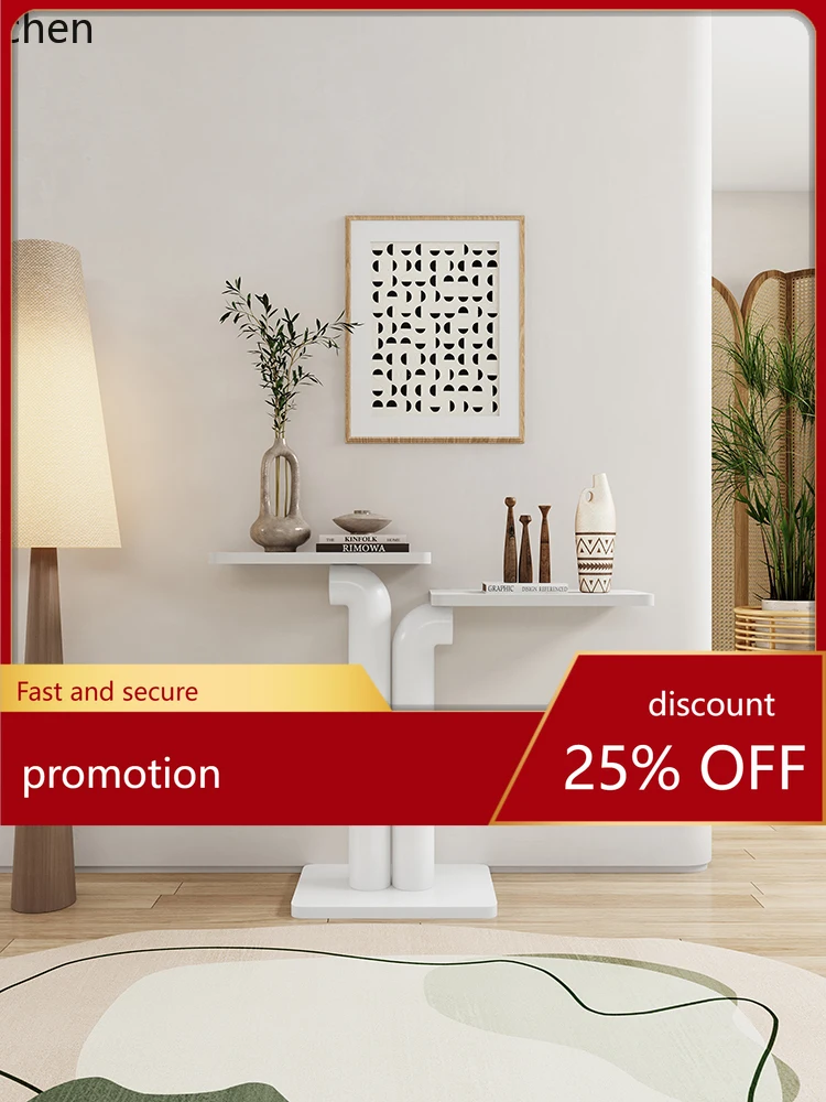 YFY Console Tables Ultra-Narrow Household Japanese Console Case Living Room Aisle Corridor Entrance Cabinet
