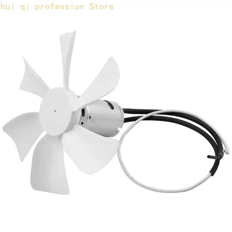 Reparatursatz für Fahrzeug-Dachentlüftungsventilatoren, 6-Zoll-weiße Flügel- und Motorbaugruppe mit Steuergeräte-Hardware für – Detail 3