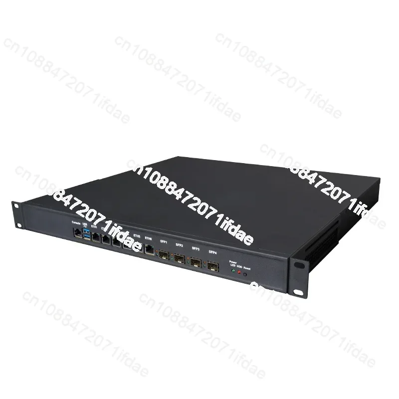 Industrial 1U Chassis Firewall Mini Pc  LGA1700 Alder Lake Cpu 12th Gen 6*lan Ports for 4*SFP 10G  H610/H670 Chipset  Mini Pc