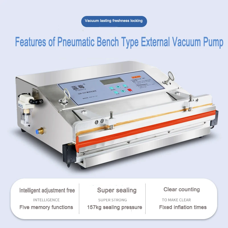التلقائي الغذاء فراغ ختم السدادة آلة التجارية الهوائية الخارجية فراغ التعبئة والتغليف باكر آلة الحفاظ