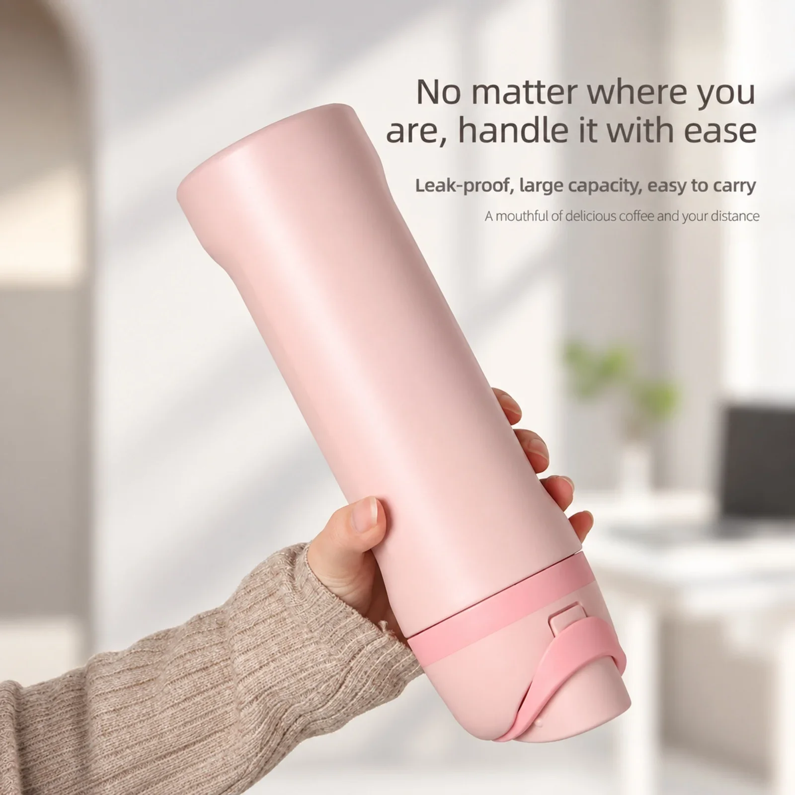 720ml Stainless Steel Vacuum Double Wall Insulated Cup for Outdoor Camping Hiking Mountaineering Dual Drinking Sports Water Cup