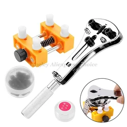 Adjustable Screw Back Remover Wrench Steel Watch Case Opener Three Jaw Open Cover Tool Bottom Opener Watch Repair Tools Kit 4pcs