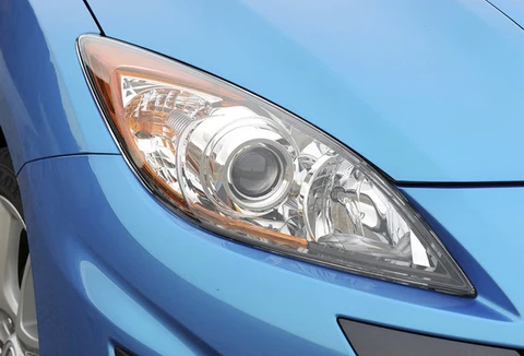 Для Mazda 3 Mazda3 BL 2009-2013: Ультраяркие светодиодные дневные ходовые огни с функцией A/W Switchback и указателями поворота, комплект светодиодных колец Angel Eyes (Halo Rings)